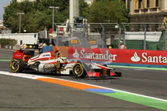 © 2012 Octane Photographic Ltd. European GP Valencia - Saturday 23rd June 2012 - F1 Practice 3. HRT F112 - Pedro de La Rosa. Digital Ref : 0371lw1d4663