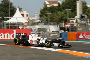 © 2012 Octane Photographic Ltd. European GP Valencia - Saturday 23rd June 2012 - F1 Practice 3. Sauber C31 - Kamui Kobayashi. Digital Ref : 0371lw1d4687
