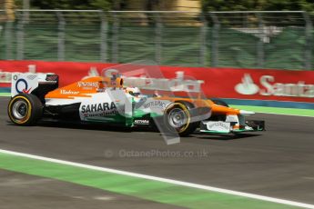 © 2012 Octane Photographic Ltd. European GP Valencia - Saturday 23rd June 2012 - F1 Practice 3. Force India VJM05 - Paul di Resta. Digital Ref : 0371lw1d4733