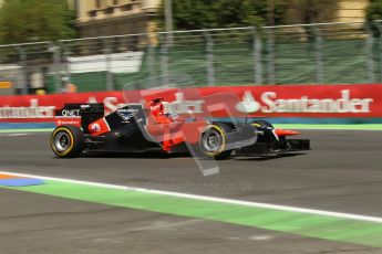 © 2012 Octane Photographic Ltd. European GP Valencia - Saturday 23rd June 2012 - F1 Practice 3. Marussia MR01 - Timo Glock. Digital Ref : 0371lw1d4749