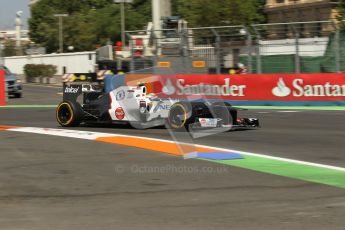 © 2012 Octane Photographic Ltd. European GP Valencia - Saturday 23rd June 2012 - F1 Practice 3. Sauber C31 - Sergio Perez. Digital Ref : 0371lw1d4788