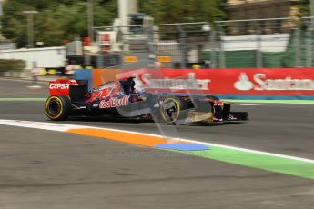 © 2012 Octane Photographic Ltd. European GP Valencia - Saturday 23rd June 2012 - F1 Practice 3. Toro Rosso STR7 - Daniel Ricciardo. Digital Ref : 0371lw1d4841