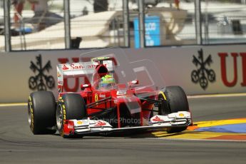 © 2012 Octane Photographic Ltd. European GP Valencia - Saturday 23rd June 2012 - F1 Practice 3. Ferrari F2012 - Felipe Massa. Digital Ref : 0371lw1d4931