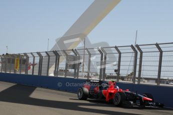 © 2012 Octane Photographic Ltd. European GP Valencia - Saturday 23rd June 2012 - F1 Practice 3. Marussia MR01 - Charles Pic. Digital Ref : 0371lw7d1199