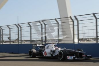 © 2012 Octane Photographic Ltd. European GP Valencia - Saturday 23rd June 2012 - F1 Practice 3. Sauber C31 - Kamui Kobayashi. Digital Ref : 0371lw7d1290