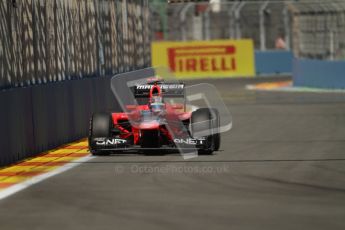 © 2012 Octane Photographic Ltd. European GP Valencia - Saturday 23rd June 2012 - F1 Practice 3. Marussia MR01 - Timo Glock. Digital Ref : 0371lw7d1424