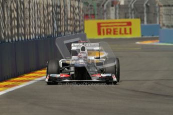 © 2012 Octane Photographic Ltd. European GP Valencia - Saturday 23rd June 2012 - F1 Practice 3. Sauber C31 - Kamui Kobayashi. Digital Ref : 0371lw7d1505