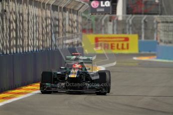 © 2012 Octane Photographic Ltd. European GP Valencia - Saturday 23rd June 2012 - F1 Practice 3. Caterham CT01 - Heikki Kovalainen. Digital Ref : 0371lw7d1595