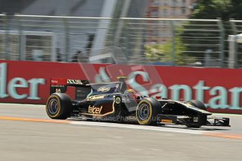 © 2012 Octane Photographic Ltd. European GP Valencia - Saturday 23rd June 2012 - GP2 Race 1 - Lotus GP - Esteban Gutierrez. Digital Ref : 0372lw1d5439