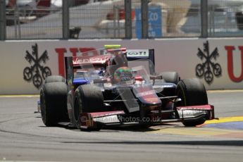 © 2012 Octane Photographic Ltd. European GP Valencia - Saturday 23rd June 2012 - GP2 Race 1 - Venezuela GP Lazarus - Fabrizio Crestani. Digital Ref : 0372lw7d1952