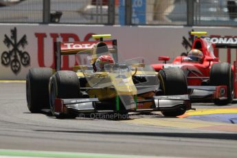 © 2012 Octane Photographic Ltd. European GP Valencia - Saturday 23rd June 2012 - GP2 Race 1 - Dams - Felipe Nasr. Digital Ref : 0372lw7d2015