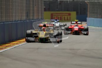 © 2012 Octane Photographic Ltd. European GP Valencia - Saturday 23rd June 2012 - GP2 Race 1 - Dams - Felipe Nasr. Digital Ref : 0372lw7d2129