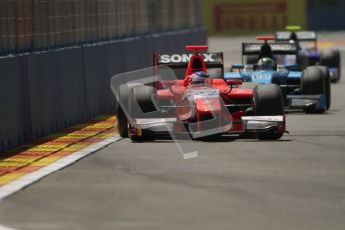 © 2012 Octane Photographic Ltd. European GP Valencia - Saturday 23rd June 2012 - GP2 Race 1 - Arden International - Simon Trummer. Digital Ref : 0372lw7d2273