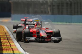 © 2012 Octane Photographic Ltd. European GP Valencia - Saturday 23rd June 2012 - GP2 Race 1 - Carlin - Rio Haryanto. Digital Ref : 0372lw7d2374