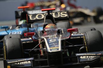 © 2012 Octane Photographic Ltd. European GP Valencia - Saturday 23rd June 2012 - GP2 Race 1 - Lotus GP - James Calado. Digital Ref : 0372lw7d2580