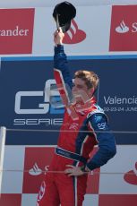 © 2012 Octane Photographic Ltd. European GP Valencia - Sunday 24th June 2012 - GP2 Race 2 Podium - Luiz Razia - Arden International. Digital Ref : 0375lw1d6582