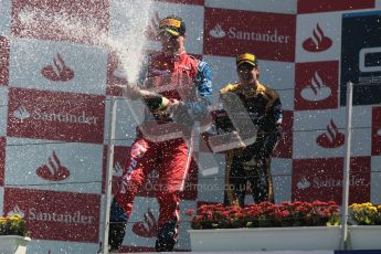 © 2012 Octane Photographic Ltd. European GP Valencia - Sunday 24th June 2012 - GP2 Race 2 Podium - Luiz Razia - Arden International. Digital Ref : 0375lw1d6674