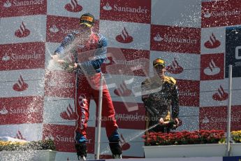 © 2012 Octane Photographic Ltd. European GP Valencia - Sunday 24th June 2012 - GP2 Race 2 Podium - Luiz Razia - Arden International. Digital Ref : 0375lw1d6680