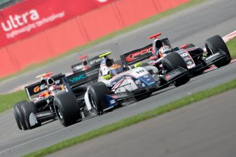 © Chris Enion/Octane Photographic Ltd. Formula Renault 3.5 Race 1 – Silverstone. Saturday 25th August 2012. Daniil Move of P1 Motorsport fights with Zoel Amberg of Pons Racing. Digital ref : 0470ce1d0230