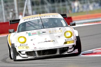 © Chris Enion/Octane Photographic Ltd. FIA WEC Free practice 3 – Silverstone. Saturday 25th August 2012. Porsche 911GT3 RSR - JWA-Avila. Paul Daniels, Markus Palttala and Joel Camathias. Digital ref : 0470ce1d0004