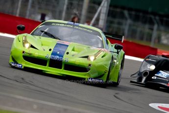 © Chris Enion/Octane Photographic Ltd. FIA WEC Free practice 3 – Silverstone. Saturday 25th August 2012. Ferrari 458 Italia - Krohn Racing. Tracy Krohn, Nicolas Jonsson and Michele Rugolo. Digital ref : 0470ce1d0020