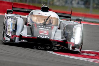 © Chris Enion/Octane Photographic Ltd. FIA WEC Free practice 3 – Silverstone. Saturday 25th August 2012. Audi R18 Ultra - Audi Sport Team Joest. Alan McNish, Tom Kristensen. Digital ref : 0470ce1d0034