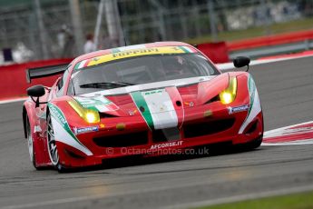 © Chris Enion/Octane Photographic Ltd. FIA WEC Free practice 3 – Silverstone. Saturday 25th August 2012. Ferrari 458 Italia - AF Corse. Giancarlo Fisichella and Gianmaria Bruni. Digital ref : 0470ce1d0100