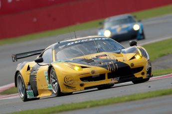 © Chris Enion/Octane Photographic Ltd. FIA WEC Qualifying – Silverstone. Saturday 25th August 2012. Ferrari 458 Italia of JMW Motorsport and Porsche 911 GT3 RSR of Team Felbermayer-Proton. Jonny Cocker and James Walker followed by Christian Ried, Gianluca Roda and Paolo Ruberti. Digital ref : 0471ce1d0139