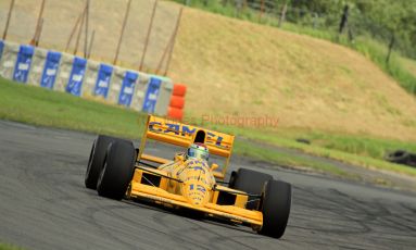 © Jones Photography 2012. 2nd June 2012 - Steve Griffiths, 1989 Lotus 101, Pembrey, Welsh Motorsport Festival. Digital Ref : 0366CJ0979