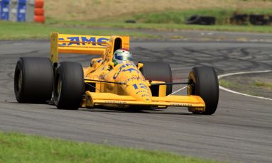 © Jones Photography 2012. 2nd June 2012 - Steve Griffiths, 1989 Lotus 101, Pembrey, Welsh Motorsport Festival. Digital Ref : 0366CJ1213