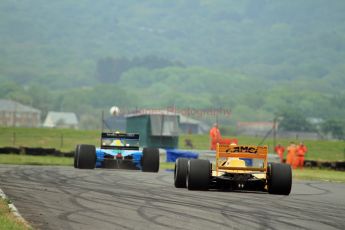 © Jones Photography 2012. 2nd June 2012 - John Reaks, 1990 Benetton B190, Steve Griffiths, 1989 Lotus 101, Pembrey, Welsh Motorsport Festival. Digital Ref : 0366CJ1612