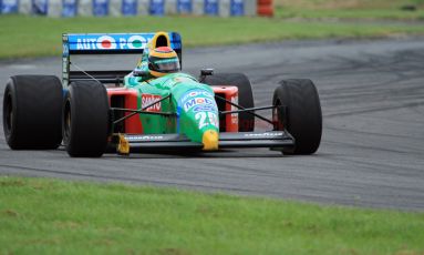 © Jones Photography 2012. 2nd June 2012 - John Reaks, 1990 Benetton B190, Pembrey, Welsh Motorsport Festival. Digital Ref : 0366CJ1675