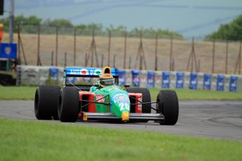 © Jones Photography 2012. 2nd June 2012 - John Reaks, 1990 Benetton B190, Pembrey, Welsh Motorsport Festival. Digital Ref : 0366CJ2142