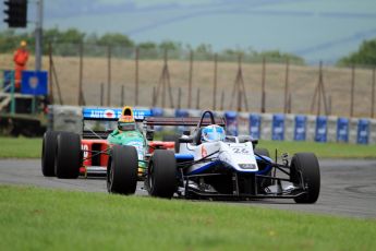 © Jones Photography 2012. 2nd June 2012 - Rupert Svendsen-Cook, Double R Formula 3, 2012 Dallara, John Reaks, 1990 Benetton B190, Pembrey, Welsh Motorsport Festival. Digital Ref : 0366CJ2160