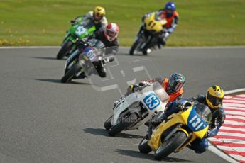© Octane Photographic Ltd. Wirral 100, 28th April 2012. 250ccGP, Formula 400 and Minitwins, qualifying race. Colin Croft and Ian Riley. Digital ref : 0303cb1d4591