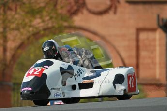 © Octane Photographic Ltd. Wirral 100, 28th April 2012. ACU/FSRA British F2 Sidecars Championship. Race. Miles Bennett/Shelley Smithies - Shelbourne Honda. Digital ref : 0310cb1d5433