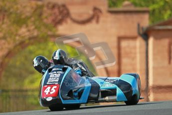 © Octane Photographic Ltd. Wirral 100, 28th April 2012. ACU/FSRA British F2 Sidecars Championship. Dave Atkinson/Phil Knapton - LCR Suzuki. Race. Digital ref : 0310cb1d5441