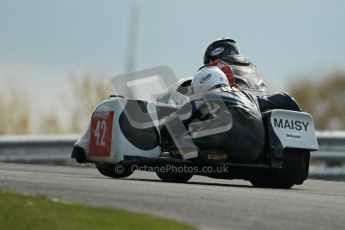 © Octane Photographic Ltd. Wirral 100, 28th April 2012. ACU/FSRA British F2 Sidecars Championship. Race. Miles Bennett/Shelley Smithies - Shelbourne Honda. Digital ref : 0310cb1d5468