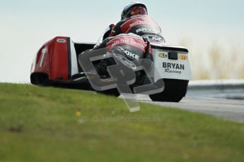 © Octane Photographic Ltd. Wirral 100, 28th April 2012. ACU/FSRA British F2 Sidecars Championship. Gary Bryan/Gary Partridge - Baker Honda. Race. Digital ref : 0310cb1d5471