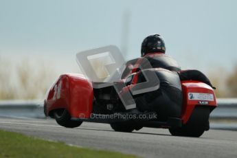 © Octane Photographic Ltd. Wirral 100, 28th April 2012. ACU/FSRA British F2 Sidecars Championship. Russ Pearce/Rod Pearce - LCR Suzuki. Race. Digital ref : 0310cb1d5479