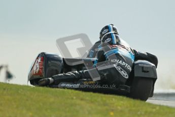 © Octane Photographic Ltd. Wirral 100, 28th April 2012. ACU/FSRA British F2 Sidecars Championship. Dave Atkinson/Phil Knapton - LCR Suzuki. Race. Digital ref : 0310cb1d5498