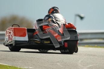 © Octane Photographic Ltd. Wirral 100, 28th April 2012. ACU/FSRA British F2 Sidecars Championship. Roy Hanks/Kevin Perry - Molyneux Rose. Race. Digital ref : 0310cb1d5501