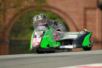 © Octane Photographic Ltd. Wirral 100, 28th April 2012. ACU/FSRA British F2 Sidecars Championship. Paul Bateman/Neil Gregory - Windle Suzuki. Race. Digital ref : 0310cb1d5507