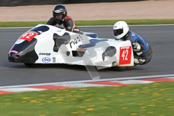 © Octane Photographic Ltd. Wirral 100, 28th April 2012. ACU/FSRA British F2 Sidecars Championship. Miles Bennett/Shelley Smithies - Shelbourne Honda. Free Practice.  Digital ref :