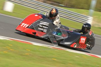 © Octane Photographic Ltd. Wirral 100, 28th April 2012. ACU/FSRA British F2 Sidecars Championship. Dean Nicholas/Anne Garnish - QEH WMLEY Kawasaki. Free Practice.  Digital ref : 0310cb7d8791