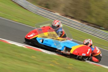 © Octane Photographic Ltd. Wirral 100, 28th April 2012. ACU/FSRA British F2 Sidecars Championship. Ian Bell/Carl Bell - LCR Yamaha. Free Practice.  Digital ref : 0310cb7d8859