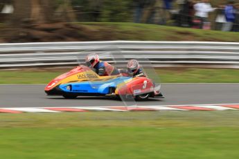 © Octane Photographic Ltd. Wirral 100, 28th April 2012. ACU/FSRA British F2 Sidecars Championship. Ian Bell/Carl Bell - LCR Yamaha. Qualifying.  Digital ref : 0310cb7d9068