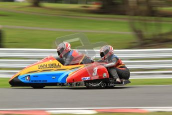 © Octane Photographic Ltd. Wirral 100, 28th April 2012. ACU/FSRA British F2 Sidecars Championship. Ian Bell/Carl Bell - LCR Yamaha. Qualifying.  Digital ref : 0310cb7d9106