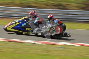 © Octane Photographic Ltd. Wirral 100, 28th April 2012. ACU/FSRA British F2 Sidecars Championship. Tony Baker/Mike Killingsworth - Shelbourne Honda. Race. Digital ref : 0310cb7d9193