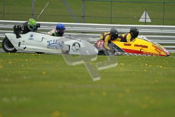 © Octane Photographic Ltd. Wirral 100, 28th April 2012. Sidecars. Free Practice. Dave Holden/Heath Fairbrother. Digital ref : 0308cb1d5109